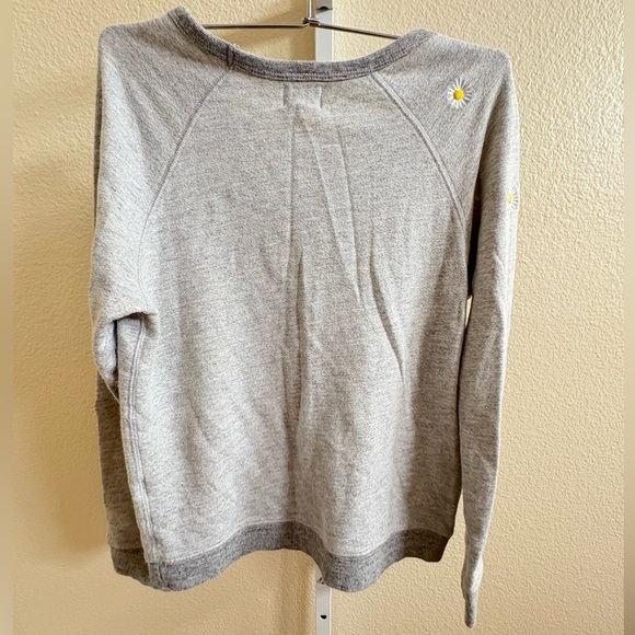 Sundry Sweatshirt With Daisy Embroidery in Grey - Size S (1) - Picture 5 of 7
